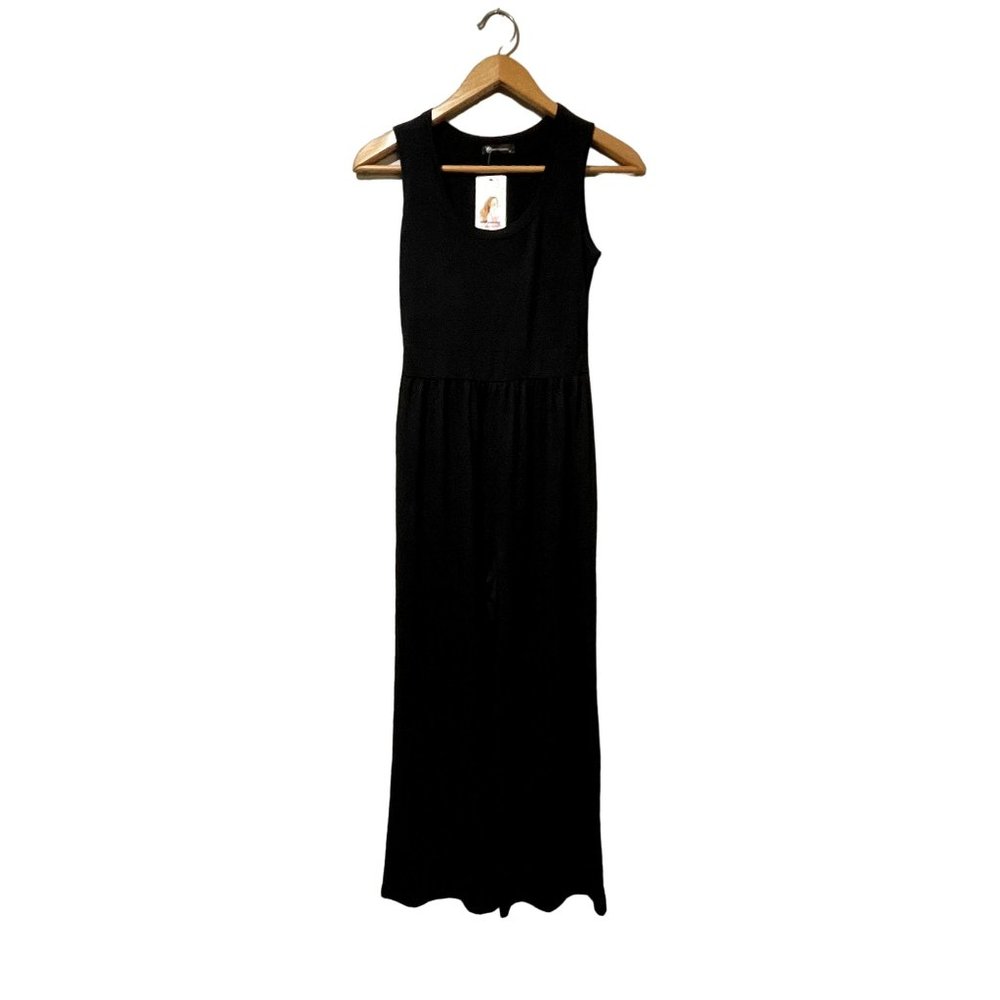 NWT PRETTY GARDEN BLACK JUMPSUIT SIZE SMALL‎ | P1